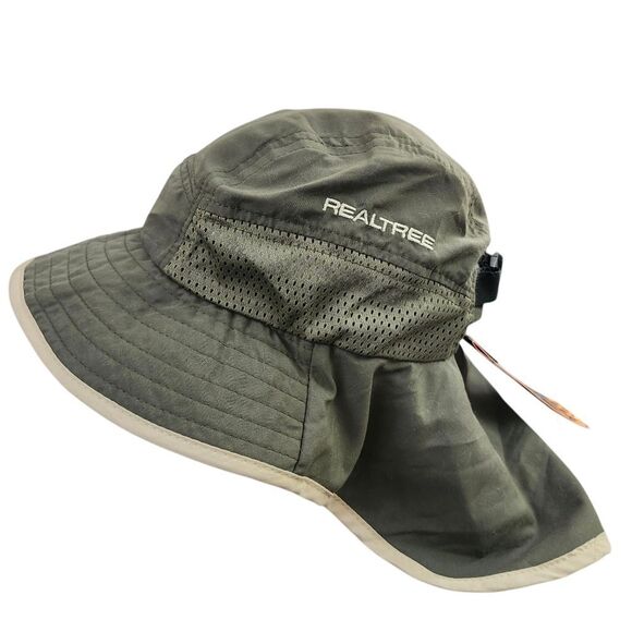 Realtree Khaki/Green UPF 50+ Sunhat Quick Drying NWT OSFM - Picture 2 of 11